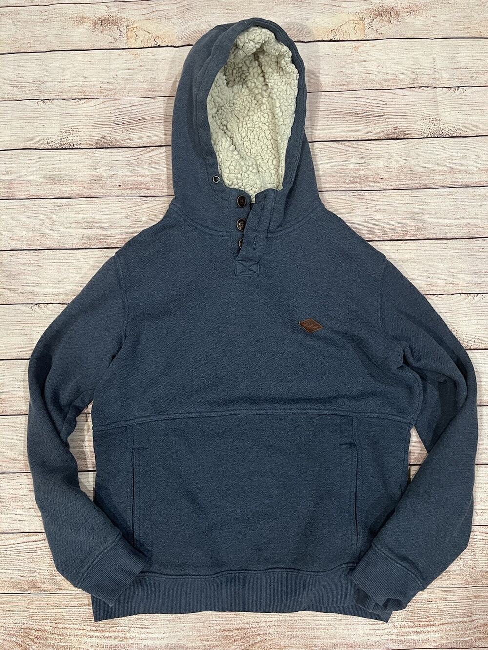 Billabong Mens Fleece Pullover Hoodie Size Medium
